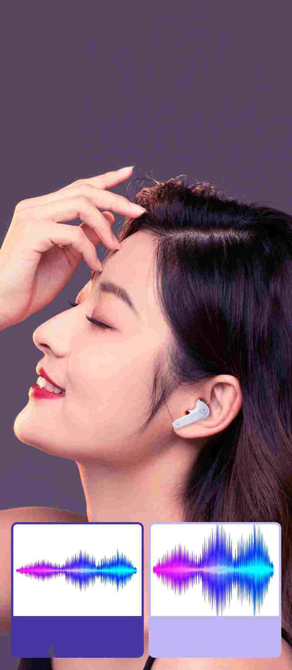 Wireless Bluetooth Headset Tws Outdoor Sports High Sound Quality Noise Reduction Subwoofer Speaker Ring Two In One