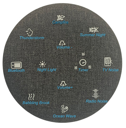 White Noise Multifunctional Bluetooth Speaker