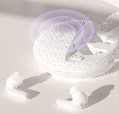 Wireless Bluetooth Headset Tws Outdoor Sports High Sound Quality Noise Reduction Subwoofer Speaker Ring Two In One